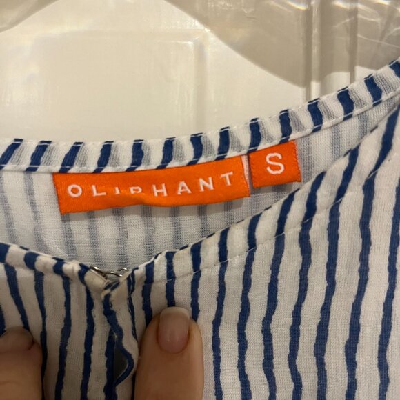 Oliphant Sorrento Blue V-Neck Maxi, size S - Picture 4 of 10